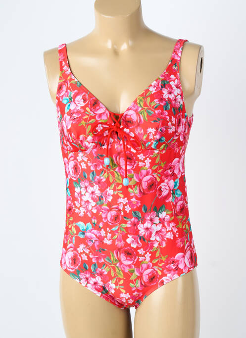 Maillot de bain 1 pièce rouge ANTIGEL femme