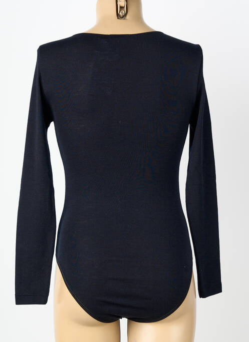 Body lingerie fermeture pressionnée noir MADIVA femme