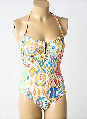 Maillot de bain 1 pièce beige BLUELOBSTER femme