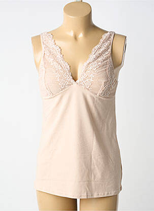 Top/caraco tissage dentelle rose JANIRA femme