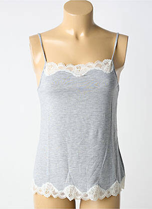 Top/caraco stretch gris ANTIGEL femme
