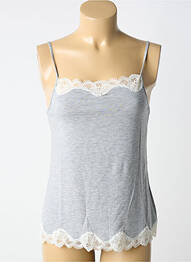 Top/caraco stretch gris ANTIGEL femme