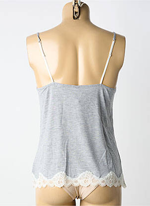 Top/caraco stretch gris ANTIGEL femme