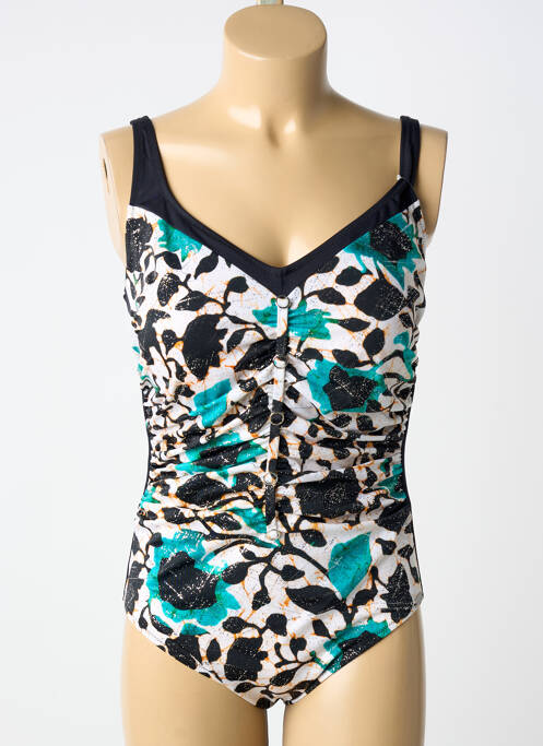 Maillot de bain 1 pièce bleu CHARMLINE femme