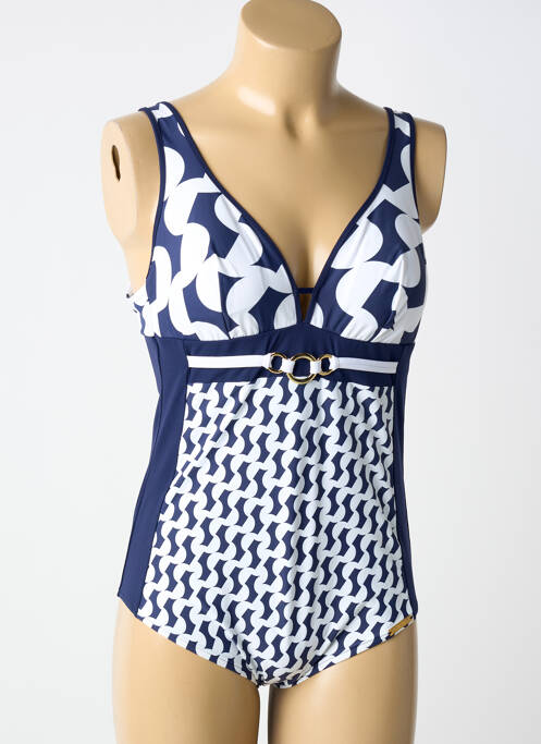 Maillot de bain 1 pièce bleu LISE CHARMEL femme