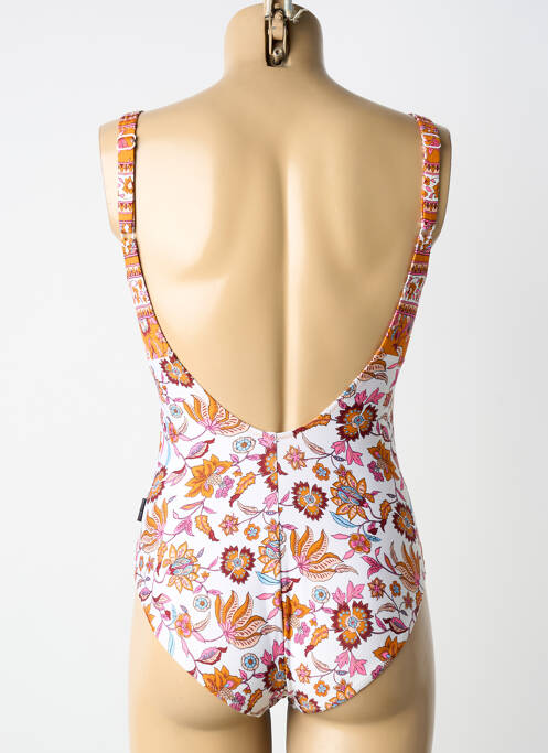 Maillot de bain 1 pièce orange ROSA FAIA femme