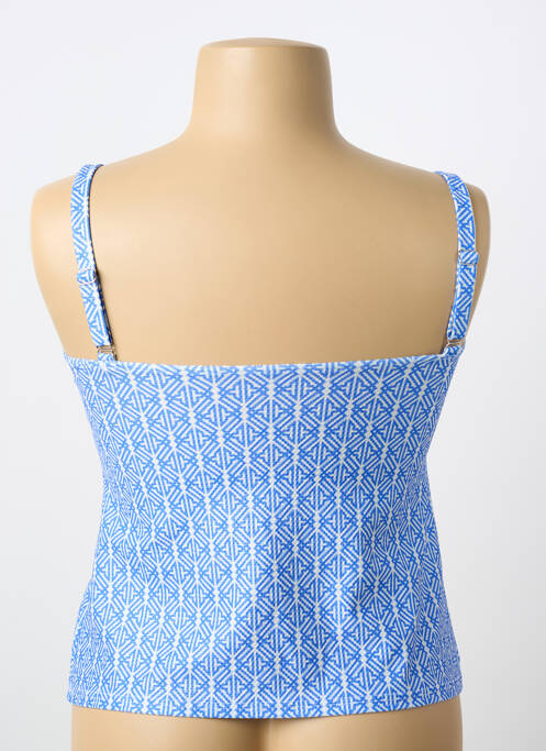 Tankini stretch bleu GRAIN DE SABLE femme