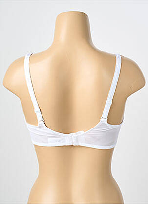 Soutien-gorge effet matière satinée haut soutien-gorge moulé blanc SIMONE PERELE femme