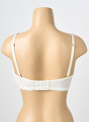 Soutien-gorge effet matière satinée haut soutien-gorge moulé beige LISE CHARMEL femme