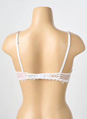 Soutien-gorge effet matière satinée haut soutien-gorge push-up rose ANTIGEL femme