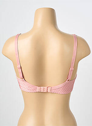 Soutien-gorge effet matière satinée haut soutien-gorge emboitant rose ANTIGEL femme
