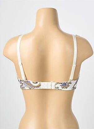 Soutien-gorge effet matière satinée haut soutien-gorge emboitant beige ANTIGEL femme