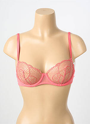 Soutien-gorge légère et transparente haut soutien-gorge emboitant rose SIMONE PERELE femme
