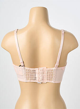 Soutien-gorge effet matière satinée haut soutien-gorge emboitant rose LOUISA BRACQ femme