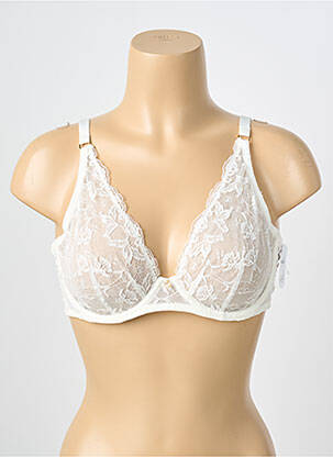 Soutien-gorge légère et transparente haut soutien-gorge emboitant beige AUBADE femme