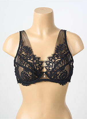 Soutien-gorge légère et transparente haut soutien-gorge emboitant noir LISE CHARMEL femme