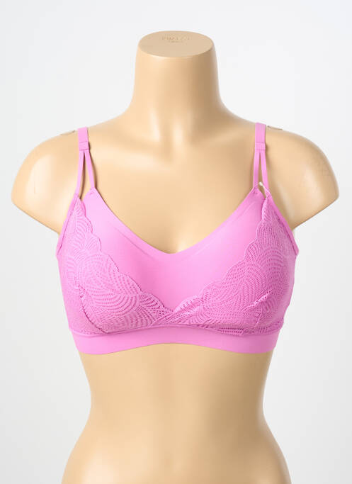Soutien-gorge sans armature bralettes rose CHANTELLE femme