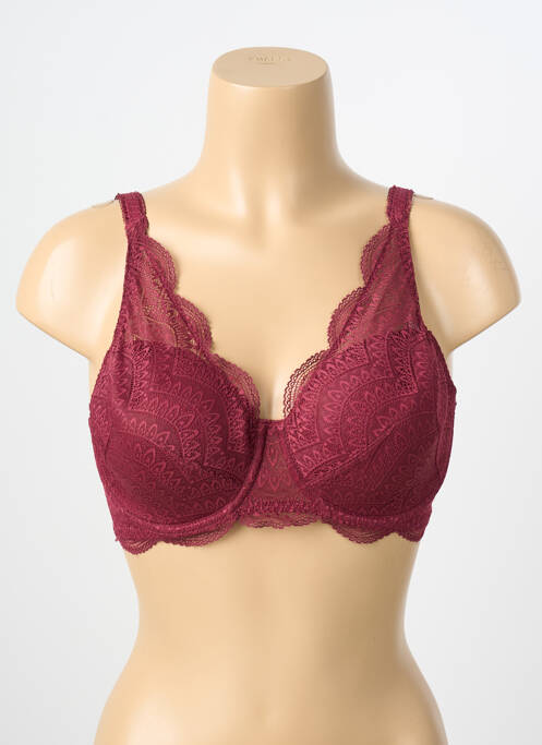 Soutien-gorge légère et transparente haut soutien-gorge moulé rouge SIMONE PERELE femme