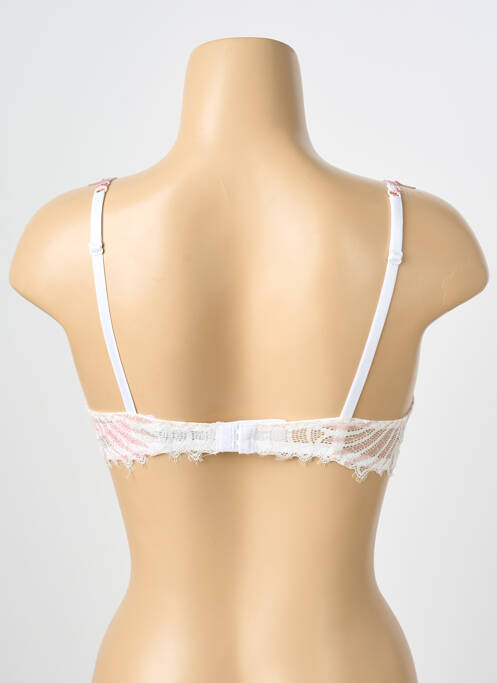 Soutien-gorge effet matière satinée haut soutien-gorge push-up rose ANTIGEL femme
