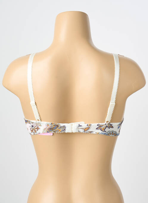 Soutien-gorge effet matière satinée haut soutien-gorge push-up beige ANTIGEL femme
