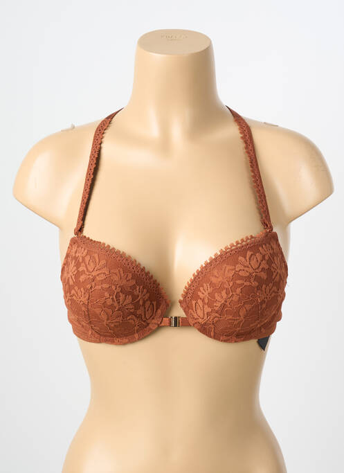 Soutien-gorge haut soutien-gorge push-up haut soutien-gorge push-up marron LINGADORE femme