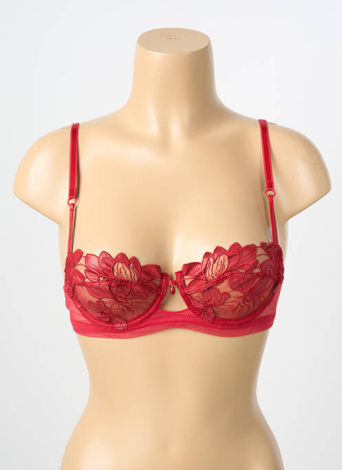 Soutien-gorge haut soutien-gorge balconnet haut soutien-gorge balconnet rouge LISE CHARMEL femme