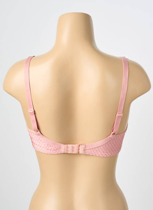 Soutien-gorge effet matière satinée haut soutien-gorge emboitant rose ANTIGEL femme