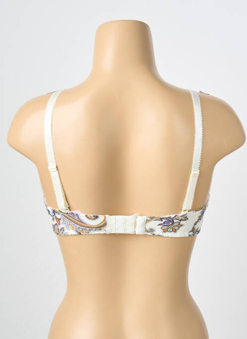Soutien-gorge effet matière satinée haut soutien-gorge emboitant beige ANTIGEL femme