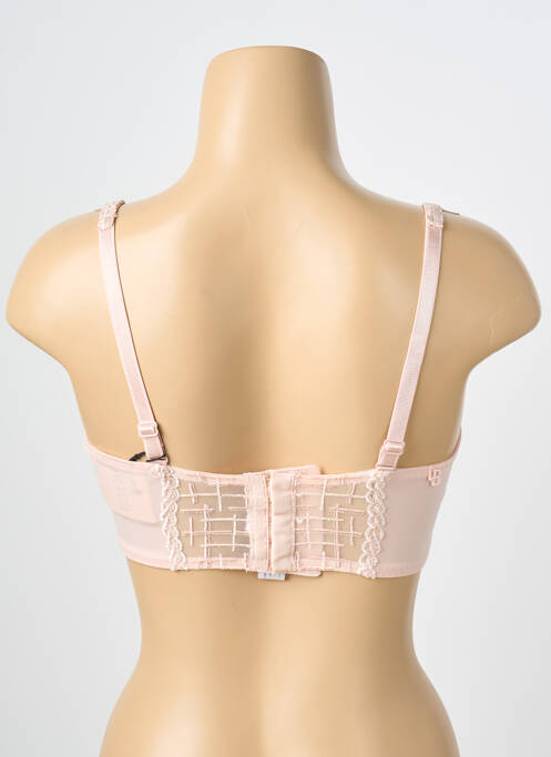 Soutien-gorge effet matière satinée haut soutien-gorge emboitant rose LOUISA BRACQ femme