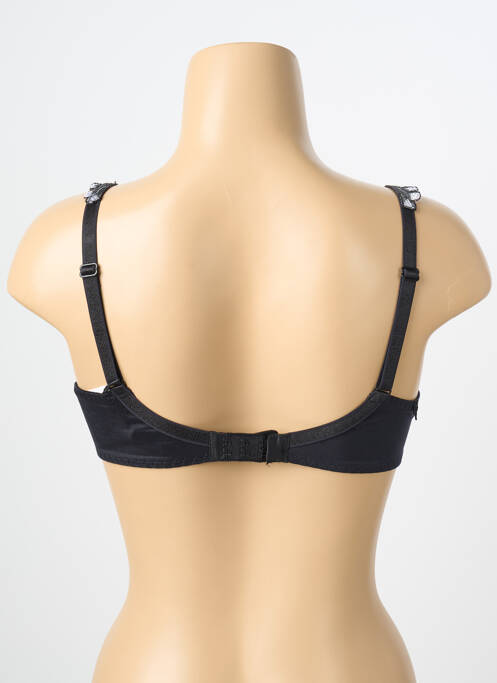 Soutien-gorge effet matière satinée haut soutien-gorge emboitant noir LOUISA BRACQ femme