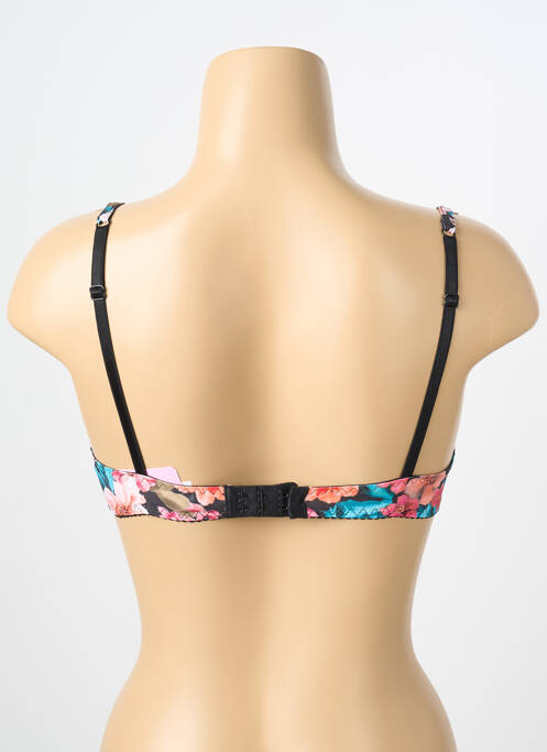 Soutien-gorge effet matière satinée haut soutien-gorge emboitant noir ANTIGEL femme