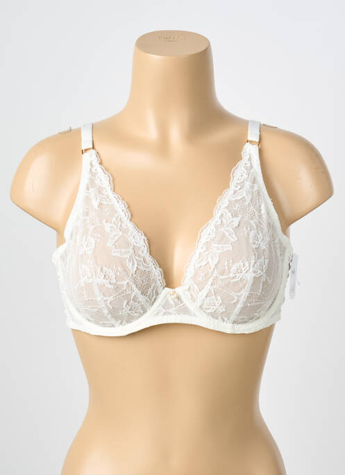 Soutien-gorge légère et transparente haut soutien-gorge emboitant beige AUBADE femme