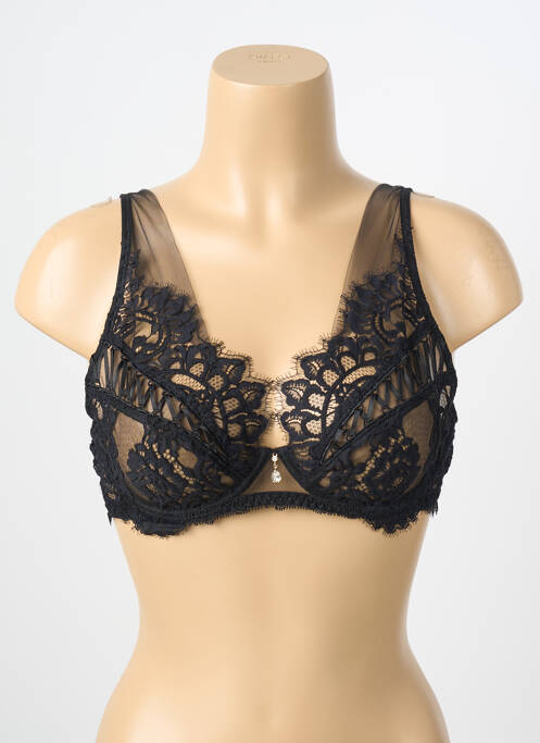 Soutien-gorge légère et transparente haut soutien-gorge emboitant noir LISE CHARMEL femme