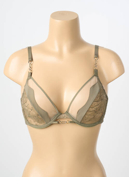 Soutien-gorge bretelle multi position haut soutien-gorge push-up vert CHANTELLE femme