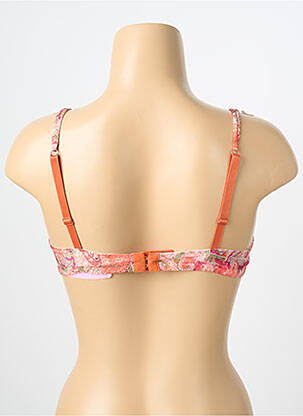 Soutien-gorge effet matière satinée haut soutien-gorge emboitant orange ANTIGEL femme