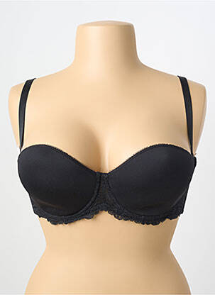 Soutien-gorge broderie haut soutien-gorge moulé noir SIMONE PERELE femme