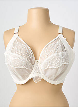 Soutien-gorge légère et transparente haut soutien-gorge emboitant beige ELOMI femme