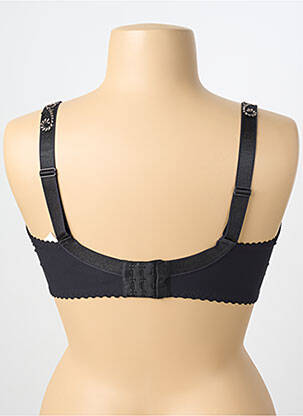 Soutien-gorge effet matière satinée haut soutien-gorge emboitant noir SIMONE PERELE femme