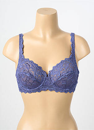 Soutien-gorge légère et transparente haut soutien-gorge emboitant bleu WACOAL femme