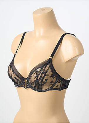 Soutien-gorge légère et transparente haut soutien-gorge emboitant noir CHANTELLE femme