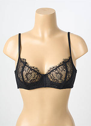 Soutien-gorge légère et transparente haut soutien-gorge emboitant noir LINGADORE femme