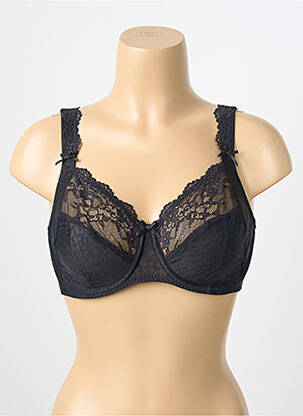 Soutien-gorge légère et transparente haut soutien-gorge emboitant noir LINGADORE femme