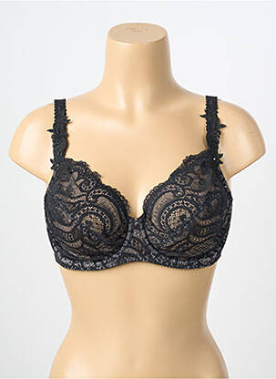 Soutien-gorge légère et transparente haut soutien-gorge emboitant noir WACOAL femme