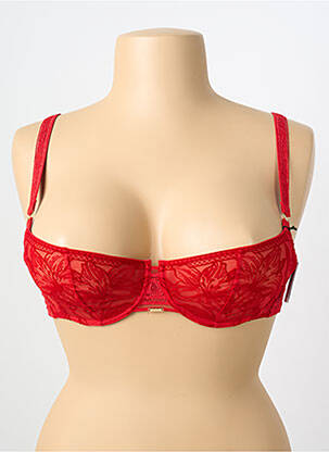 Soutien-gorge haut soutien-gorge balconnet haut soutien-gorge balconnet rouge AUBABE femme