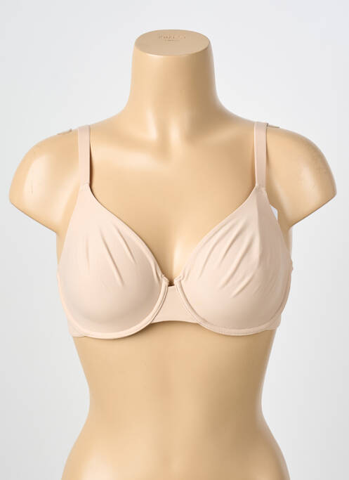 Soutien-gorge effet matière satinée haut soutien-gorge emboitant chair SIMONE PERELE femme
