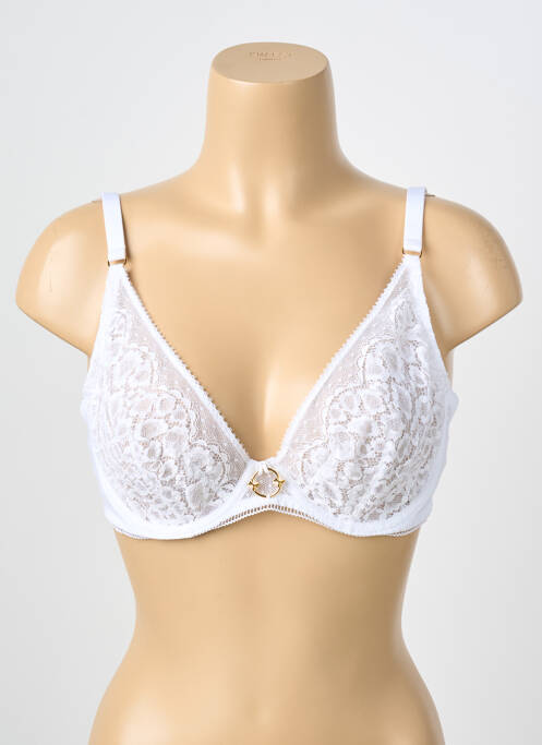 Soutien-gorge légère et transparente haut soutien-gorge emboitant blanc AUBABE femme