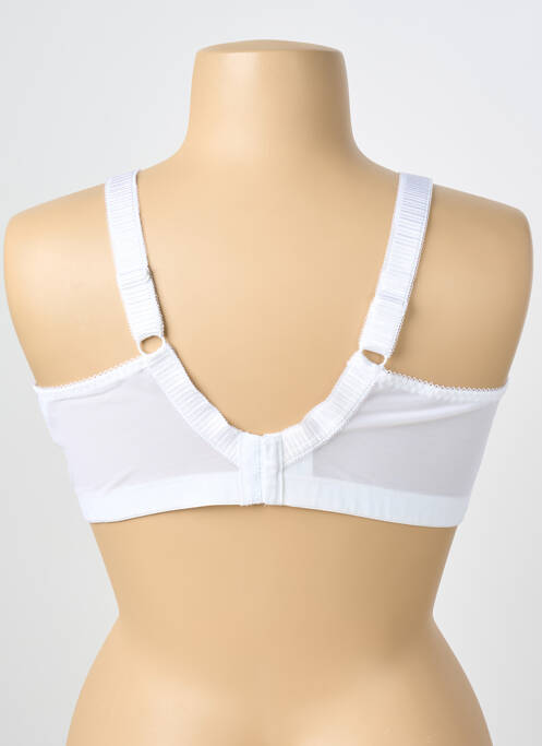 Soutien-gorge effet matière satinée haut soutien-gorge emboitant blanc ELOMI femme
