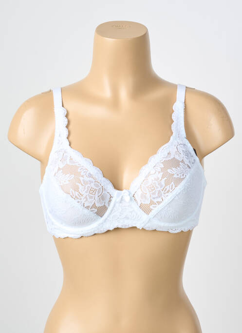 Soutien-gorge sans armature haut soutien-gorge emboitant blanc PIEGE femme