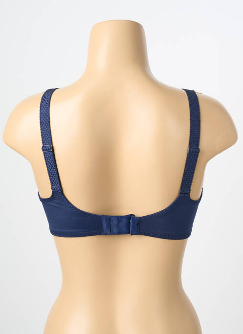 Soutien-gorge effet matière satinée haut soutien-gorge emboitant bleu SIMONE PERELE femme