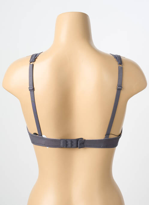 Soutien-gorge broderie haut soutien-gorge emboitant gris LOU femme